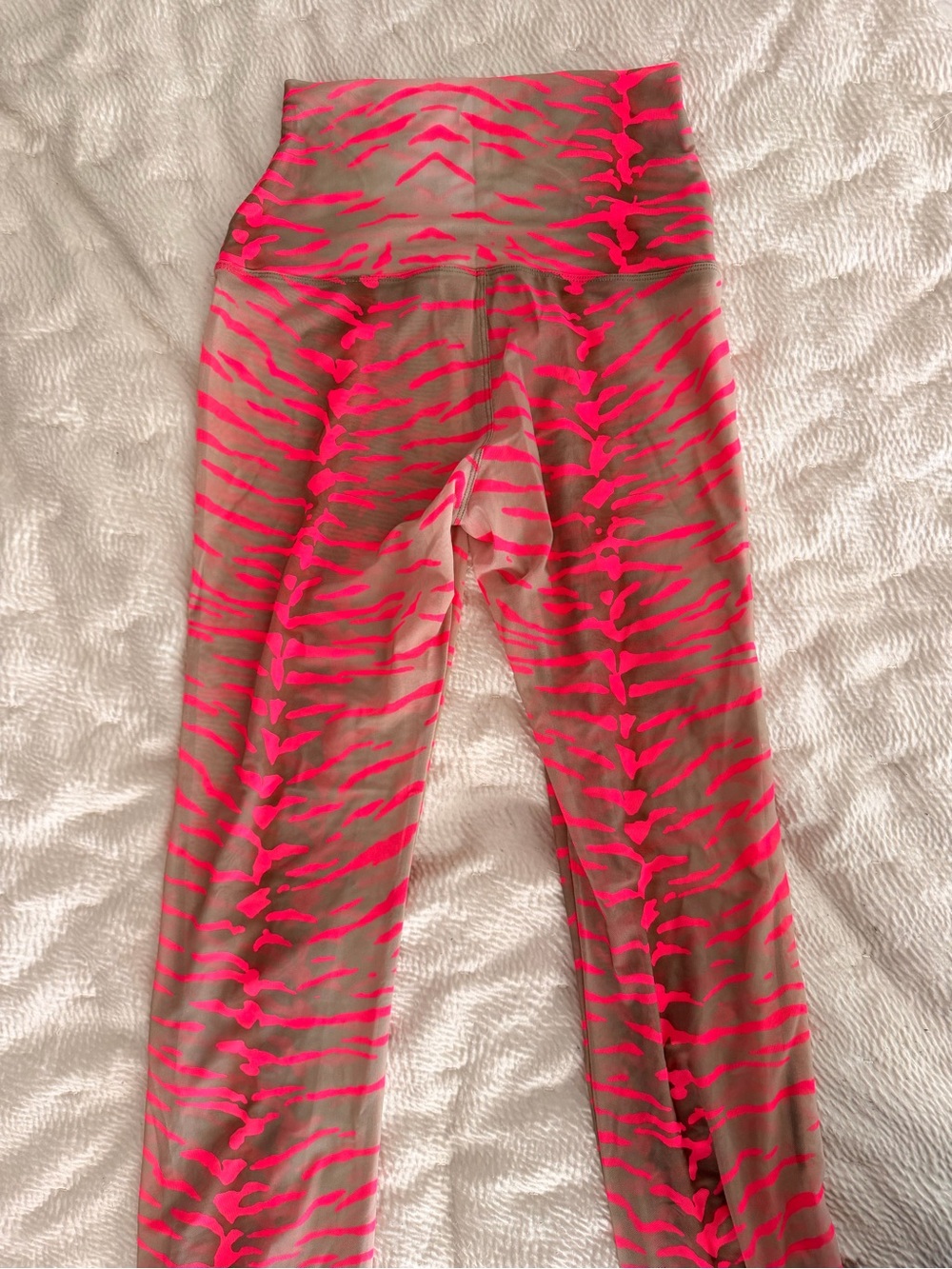 Beach Bunny Animal print sheer Neon Pink Zebra Print Size SM